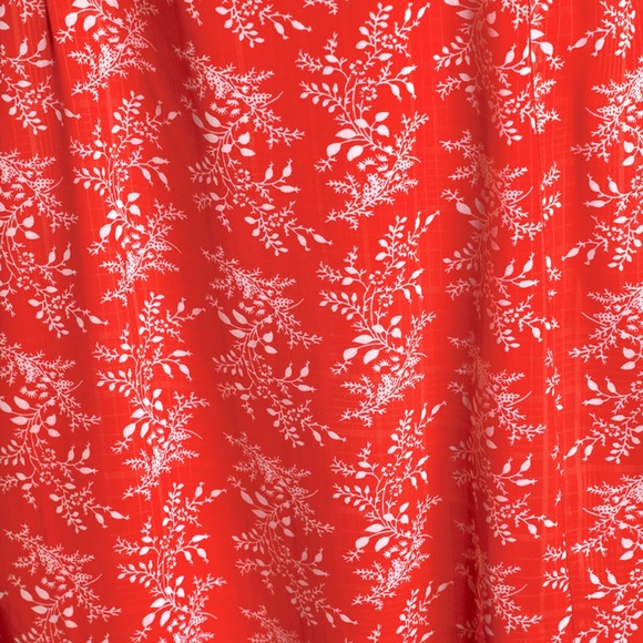 Lulu's Red Floral Maxi Dress - Picture 5 of 7